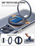 EWA MagOne Ultra Elastic BackSnap Phone Grip Stand with Elastic Finger Loop