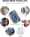 EWA MagOne Ultra Elastic BackSnap Phone Grip Stand with Elastic Finger Loop