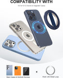 EWA MagOne Ultra Elastic BackSnap Phone Grip Stand with Elastic Finger Loop