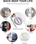 EWA MagOne Ultra Elastic BackSnap Phone Grip Stand with Elastic Finger Loop
