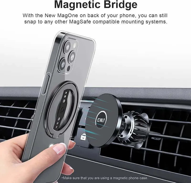 EWA MagOne Magsafe Cell Phone Holder with Grip EWA MagOne Magsafe Cell Phone Holder with Grip