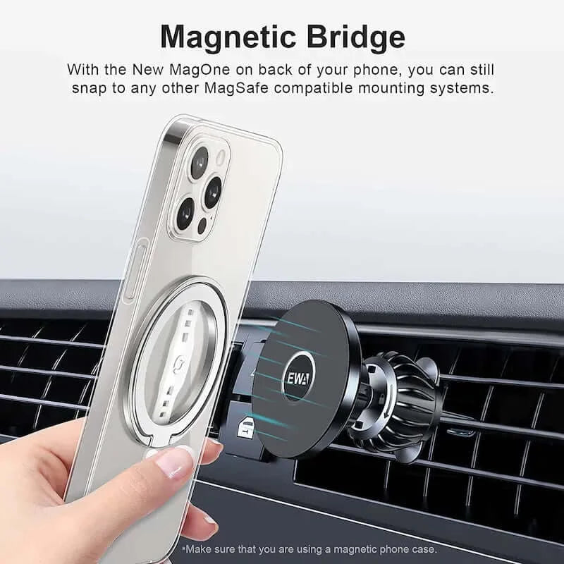 Magnetic Phone Holder Compatible With MagSafe Car Mount for