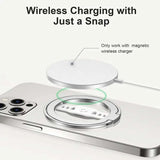 Silver MG201U Mobile Phone Grip Supporting Wireless Charging